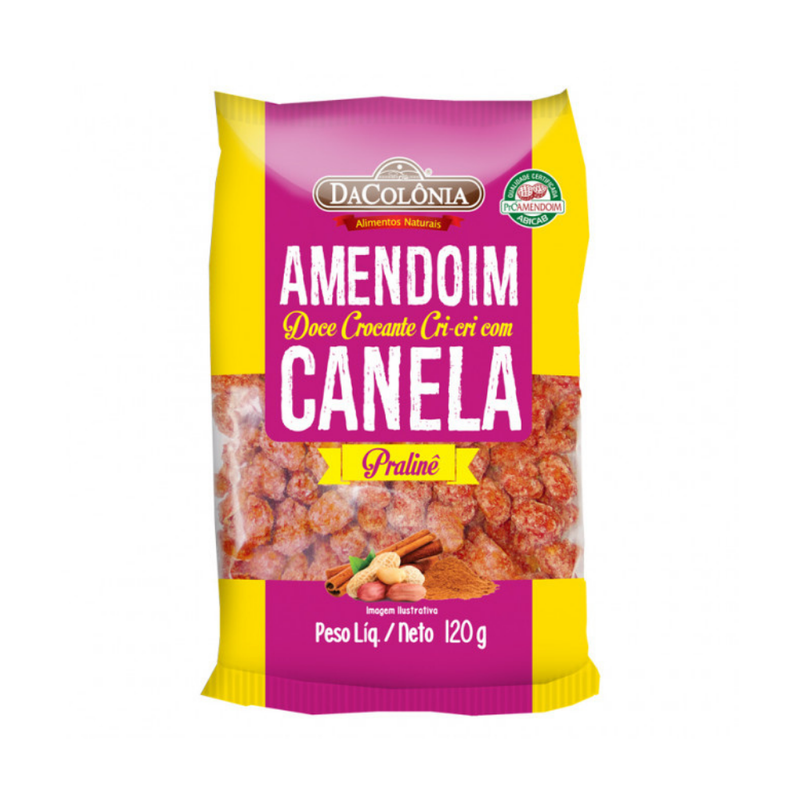 Amendoim Doce Cri-cri Com Canela DaColônia 120g