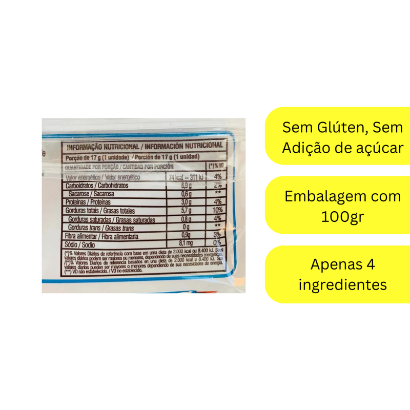 Pé de moleque Zero DaColônia 100gr
