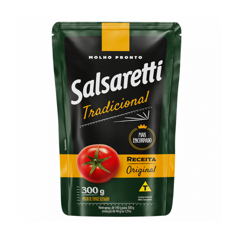 Molho De Tomate Salsaretti 300g Tradicional