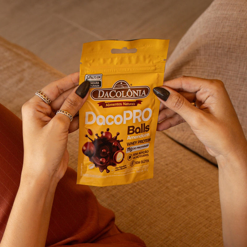 DACOPRO AMENDOIM BALLS CHOCOLATE 45G  - DACOLÔNIA