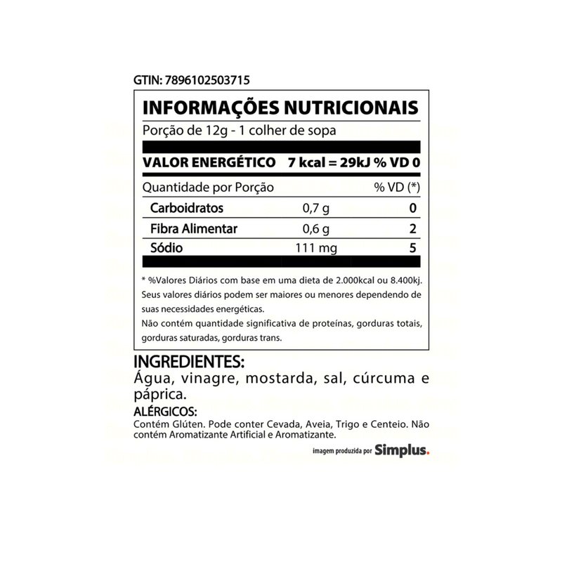 Mostarda Amarela Heinz Pet 255g