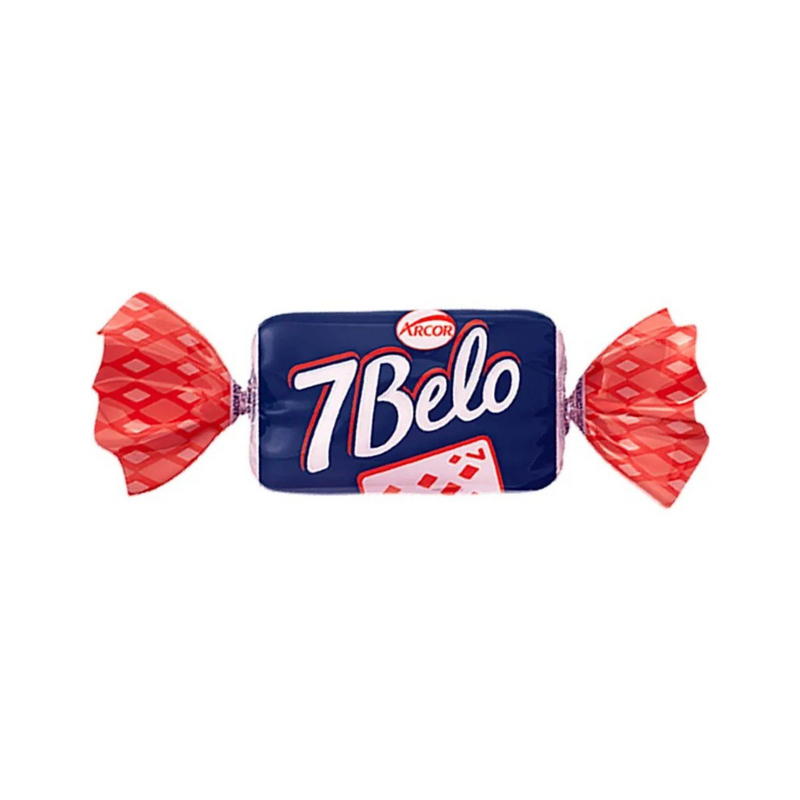 BALA 7 BELO FRAMBOESA PACOTE 500GR