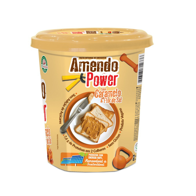 Amendopower Caramelo E Flor De Sal DaColônia 450g