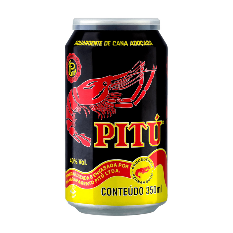Aguardente Pitu Lata 350 Ml