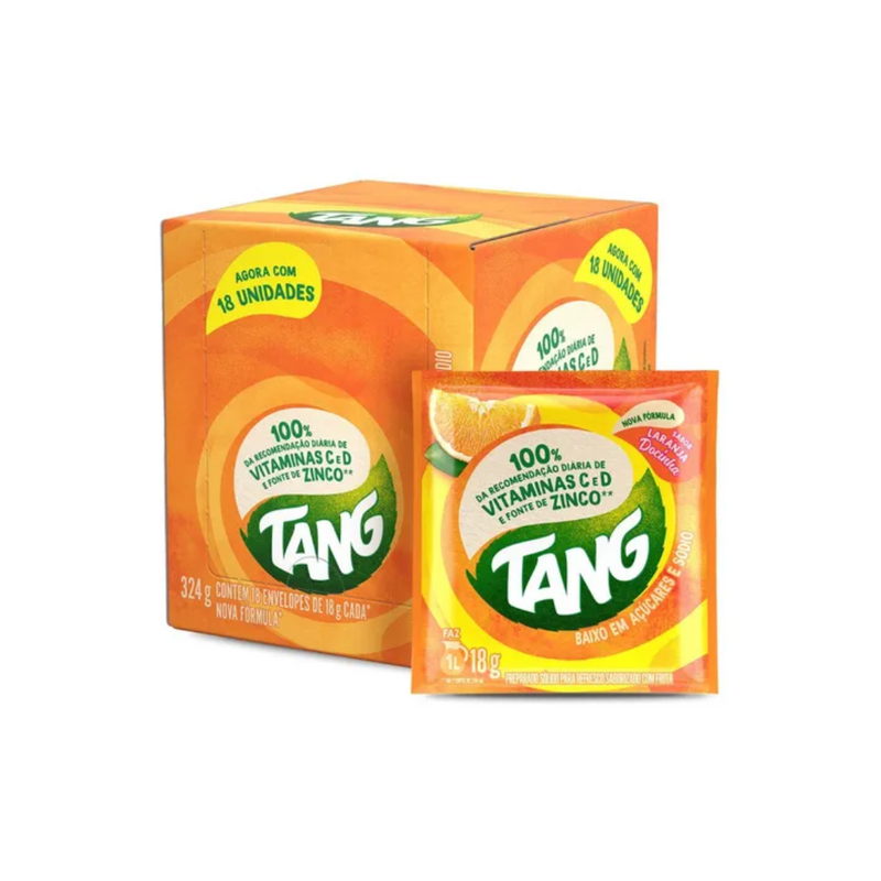 Refresco Pó Tang Laranja Caixa 348g - 18 Un