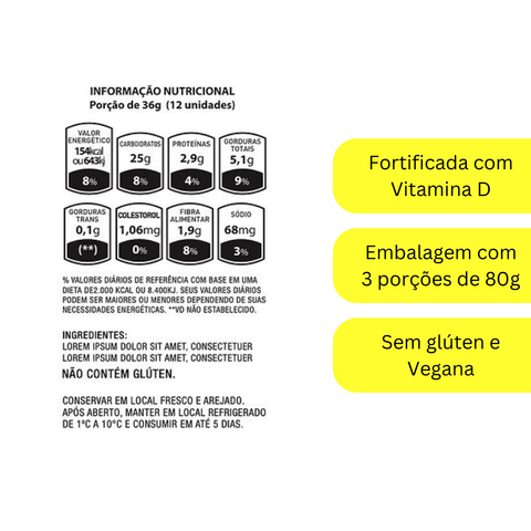 Tapioca Fort Da Terrinha Vit d 240g