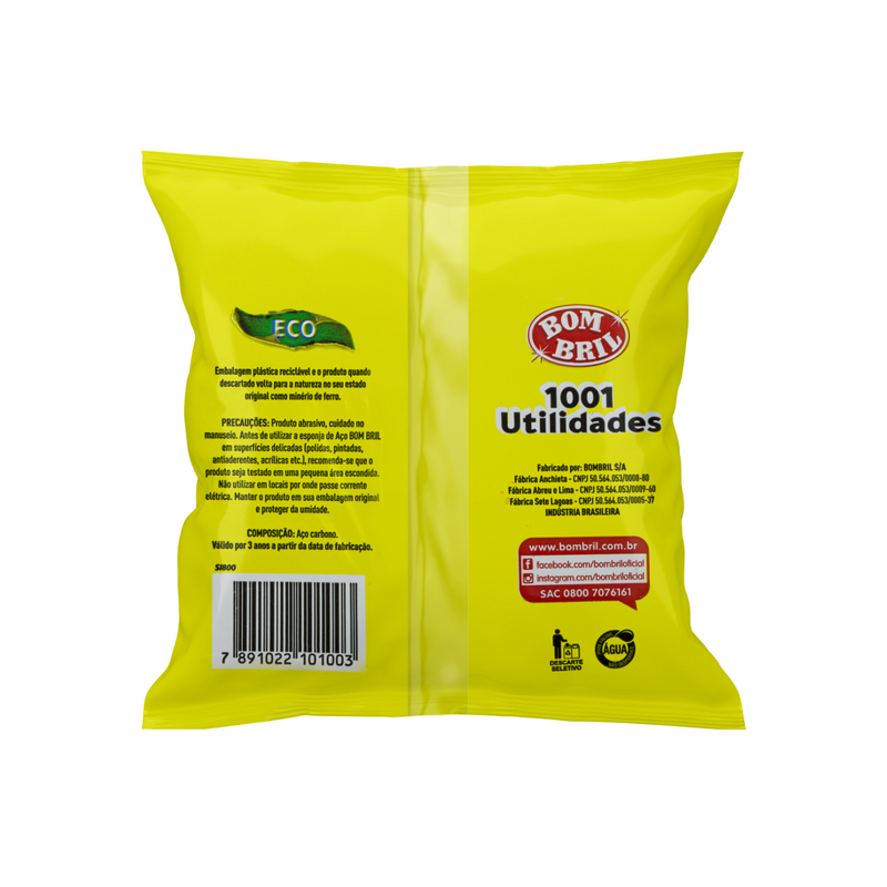 Esponja Aço Bombril Eco 45g